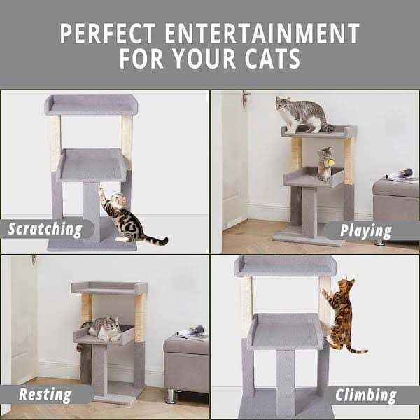 Naomi Home Cat Tree for Large Cats Cat Tower for Large Cats - Pet Supplies online store