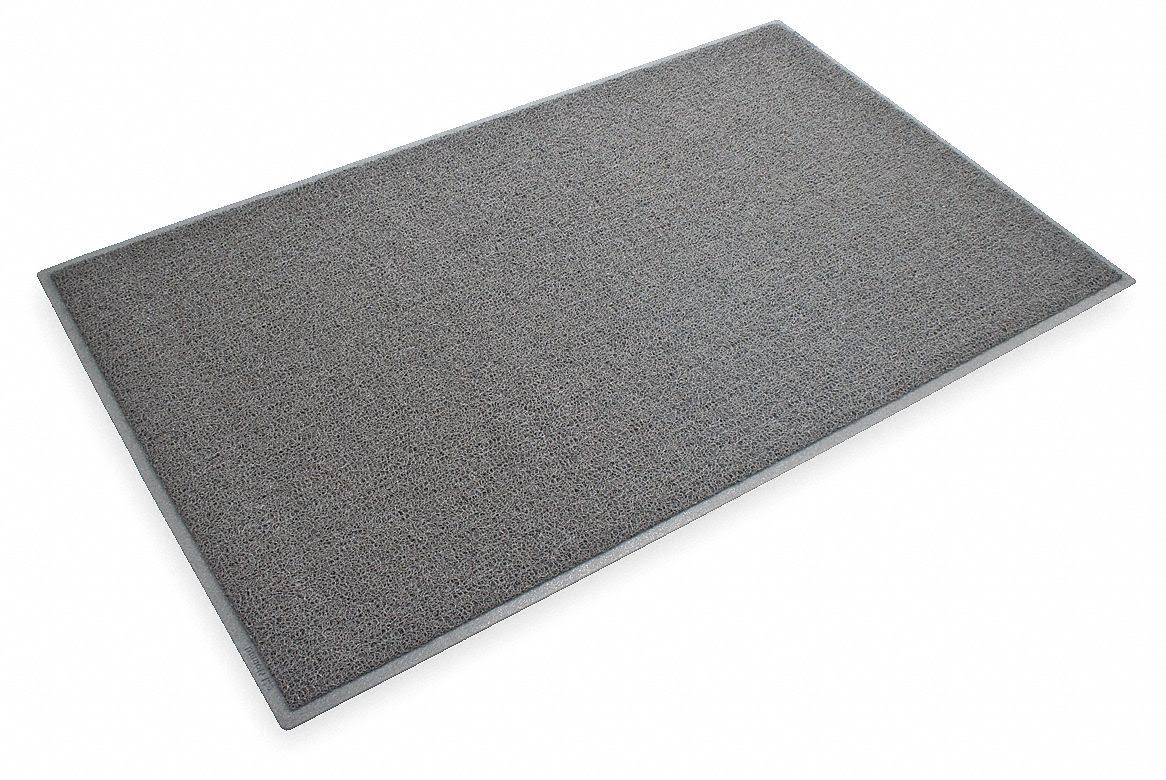 3M Nomad Medium Traffic Entrance Matting 6050, Backed Scraper, Gray, 4 ft x 6 ft, 1/Case | Pack-n-Tape