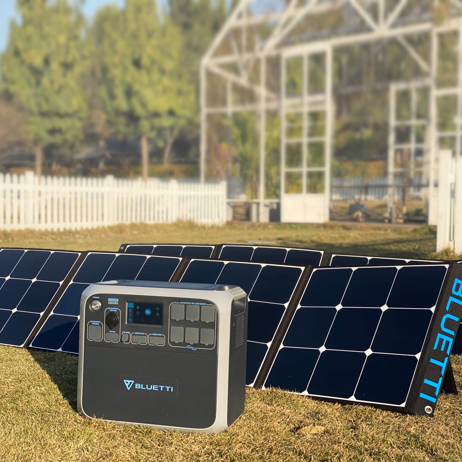 BLUETTI SP350 350W Solar Panel for AC200MAX/AC200P/AC300/EB240/EB150 Portable Power Stations with Adjustable Kickstand, Foldable Solar Power Backup for Outdoor Camping,Off Grid System