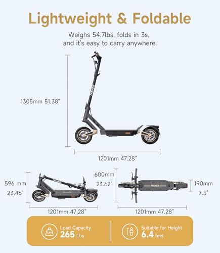 NAVEE Electric-Scooter-Adults,e Scooter ST3 S40,Off Road Fast 25 20 Mph,1000w 500w Motor with Suspension, Long Range 38 25 Miles,10 inch Tires All Terrain, Heavy Duty Commuter Teens Students