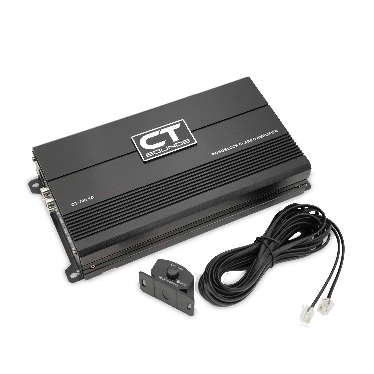 ct Sounds CT-700.1D // 700 Watts RMS Monoblock Car Audio Amplifier