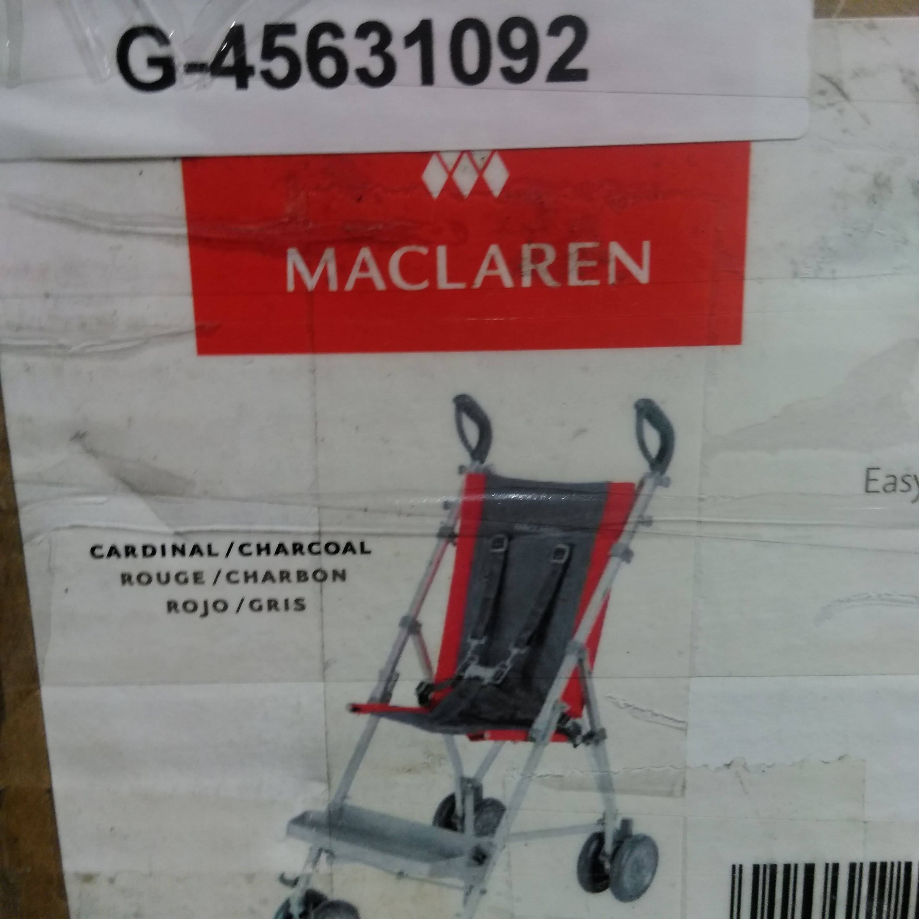 Maclaren Major Elite Stroller, Cardinal/Charcoal