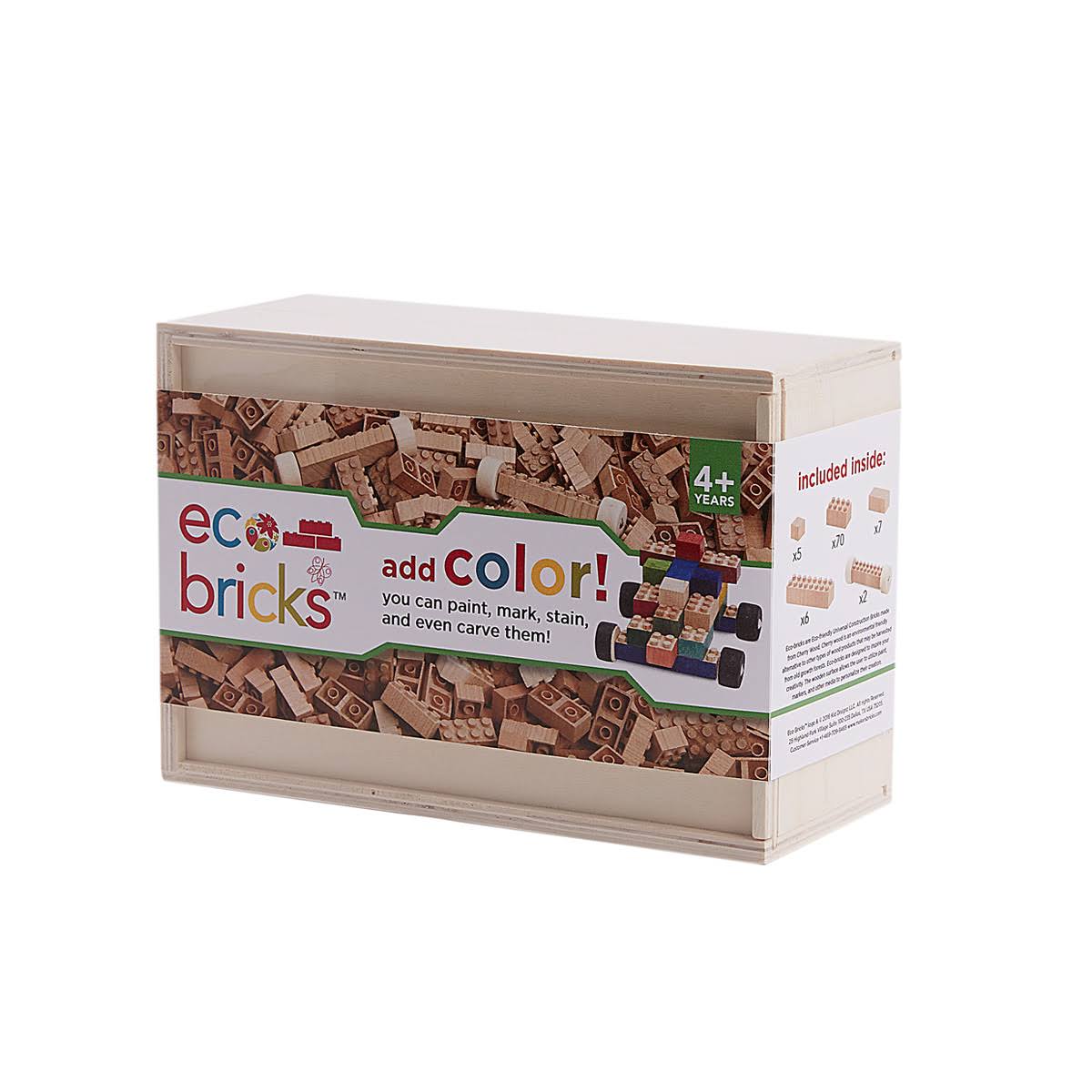 Once Kids Eco Bricks Wooden Set - 250 Piece