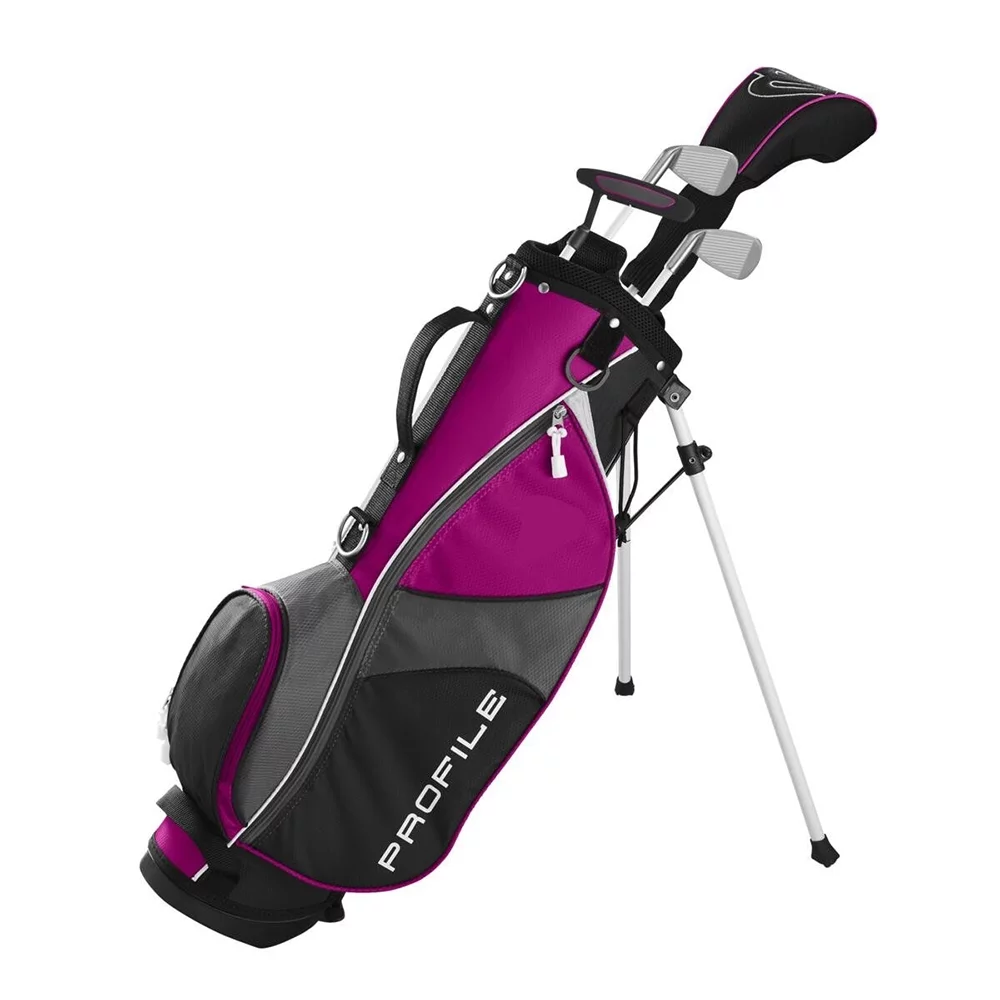 Wilson Youth Profile JGI Complete Golf Set - Right Hand, Small, Pink - Curated Treasures Market