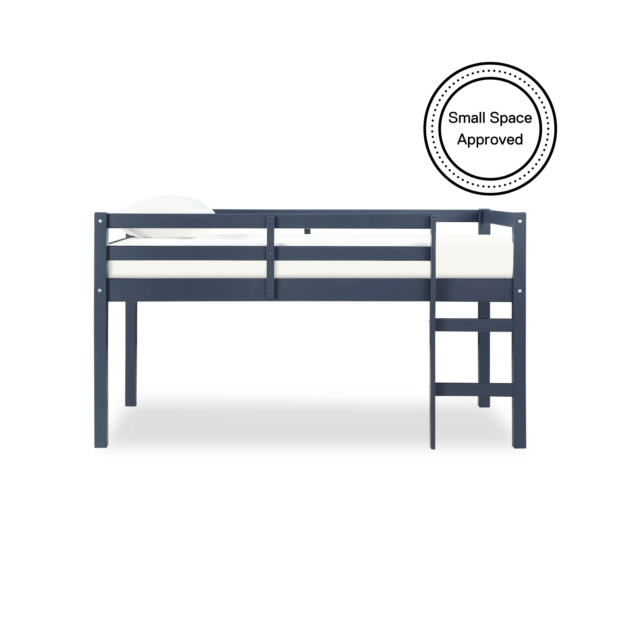 DHP Benson Junior Twin Loft Bed, Blue