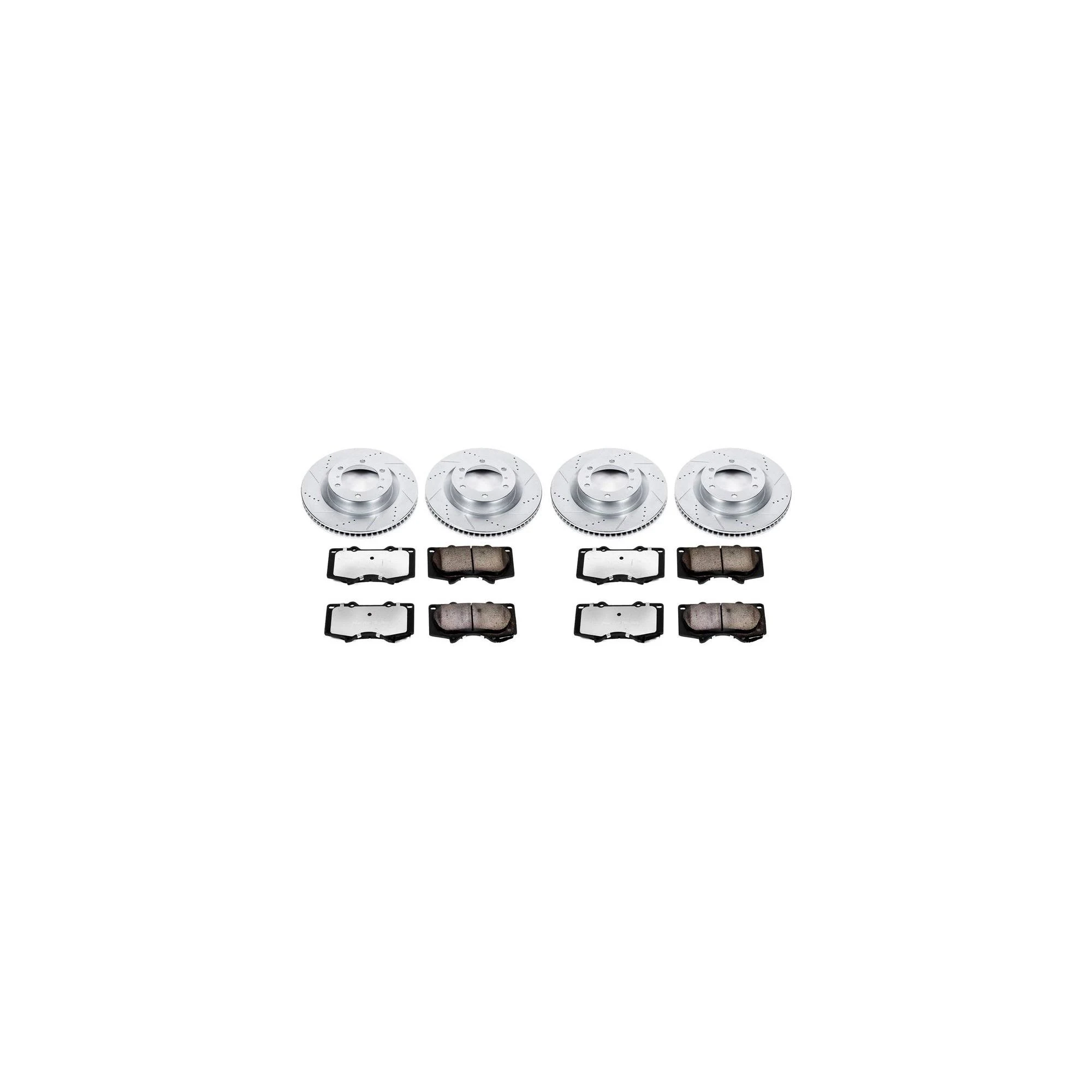 Power Stop K6560-36 Front u0026 Rear Z36 Truck and Tow Brake Kit