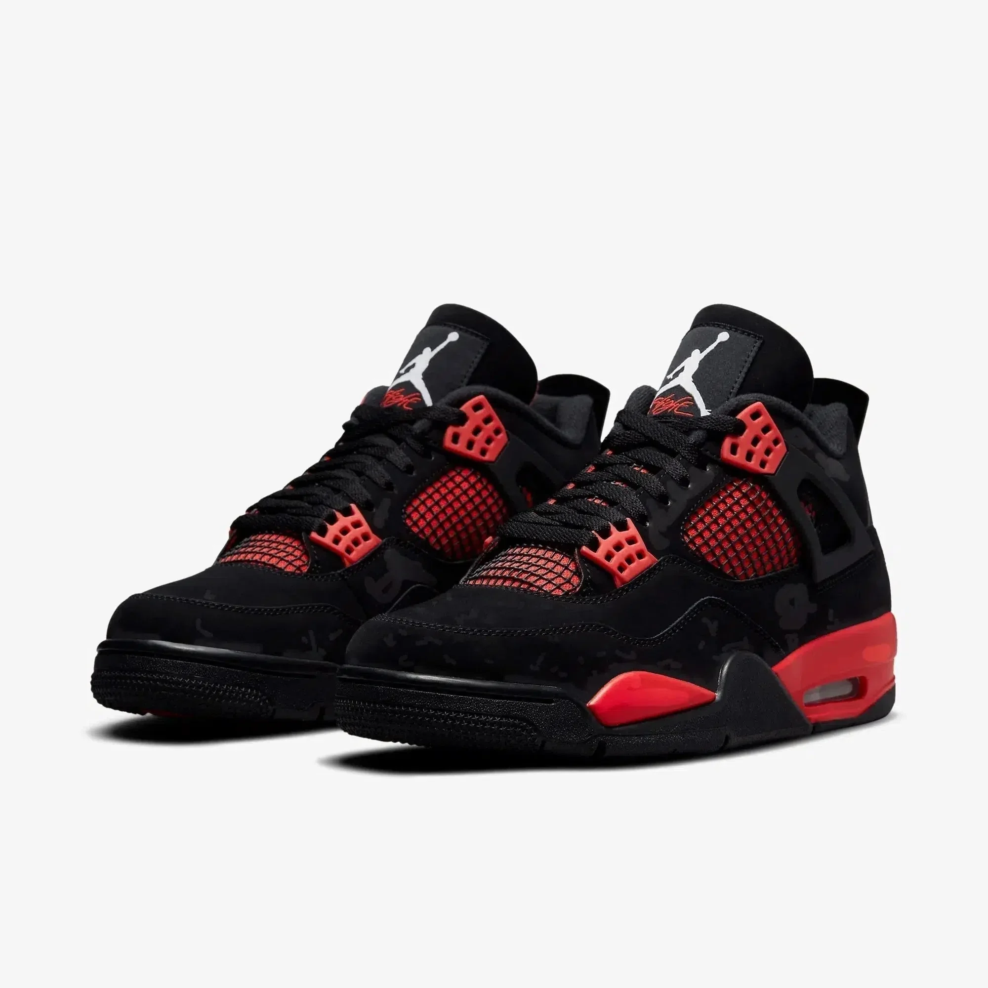 Men's Jordan 4 Retro "Red Thunder" Black/Multi-Color-Multi-Color (CT8527 016) - 9.5