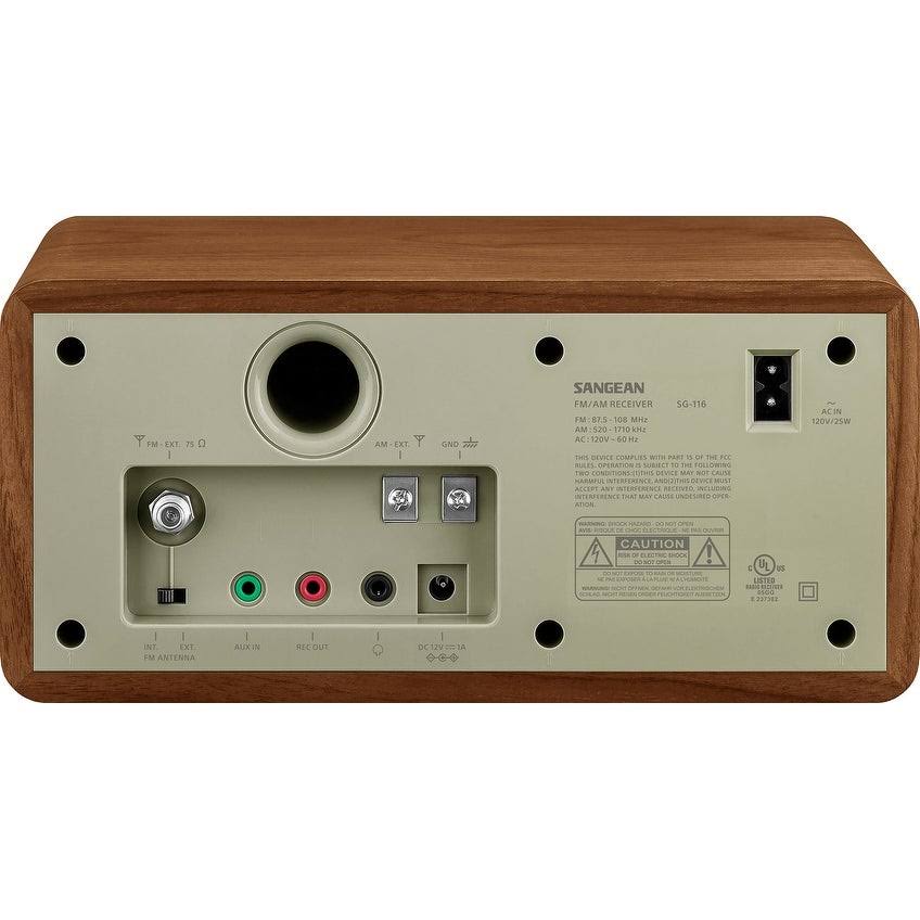 Sangean Wood Cabinet Am/fm Analog Radio - SG-116
