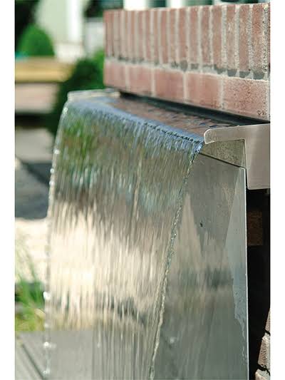 2ft Stainless Steel Waterfall Blade Cascade Spillway (Sheer Descent)