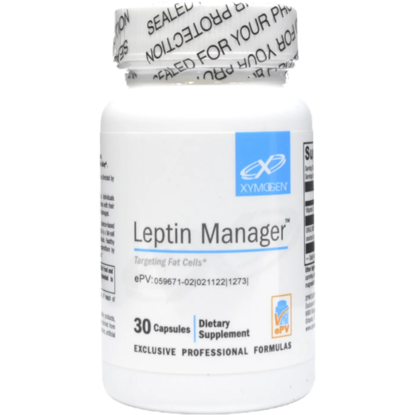 Leptin Manager 30 Capsules by Xymogen - Kansas Nuitrition - HNZSDS