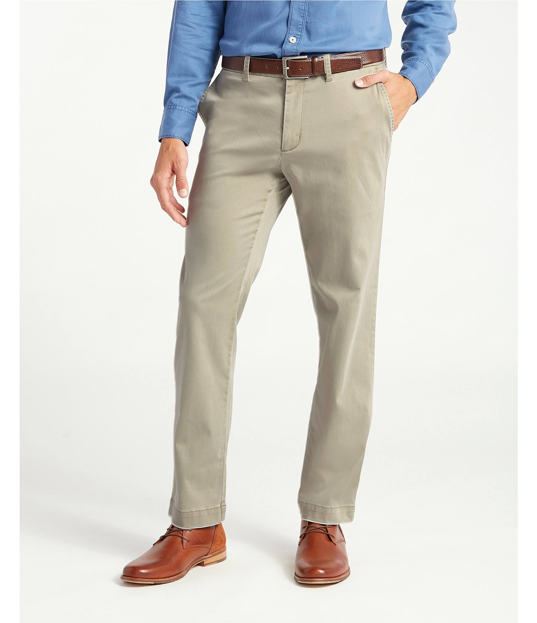 Tommy Bahama Boracay Flat Front Chino Pant, Men&s, Size: 35 30, Beige