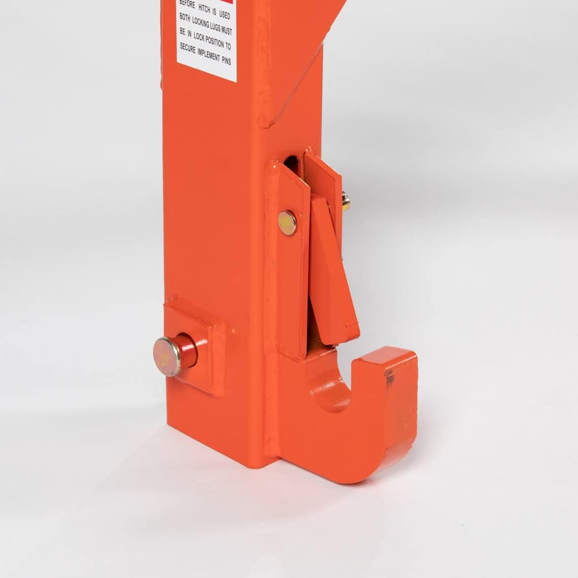 Titan Attachments Orange Category 1 and 2, 3 Point Quick Hitch