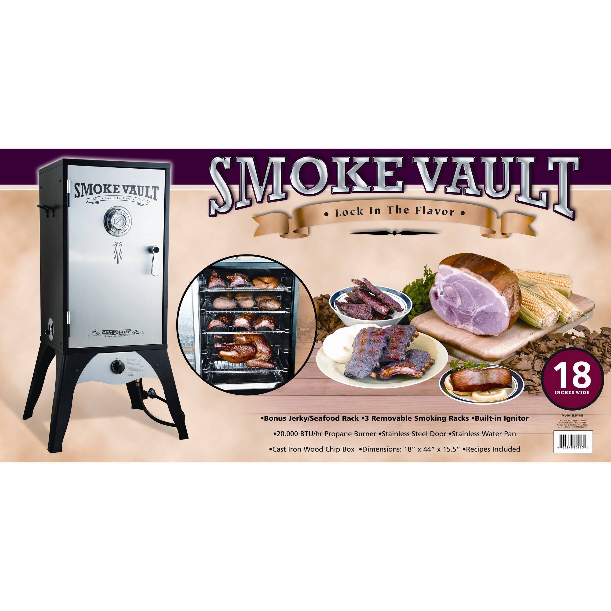 Camp Chef Smoke Vault, 18 in.