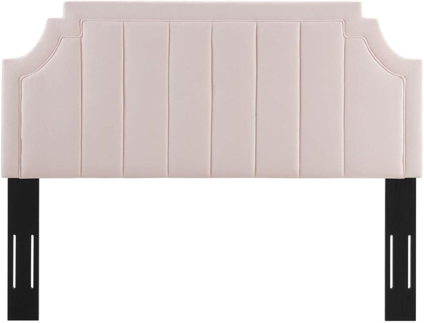 Alyona Channel Tufted Performance Velvet Headboard, ,