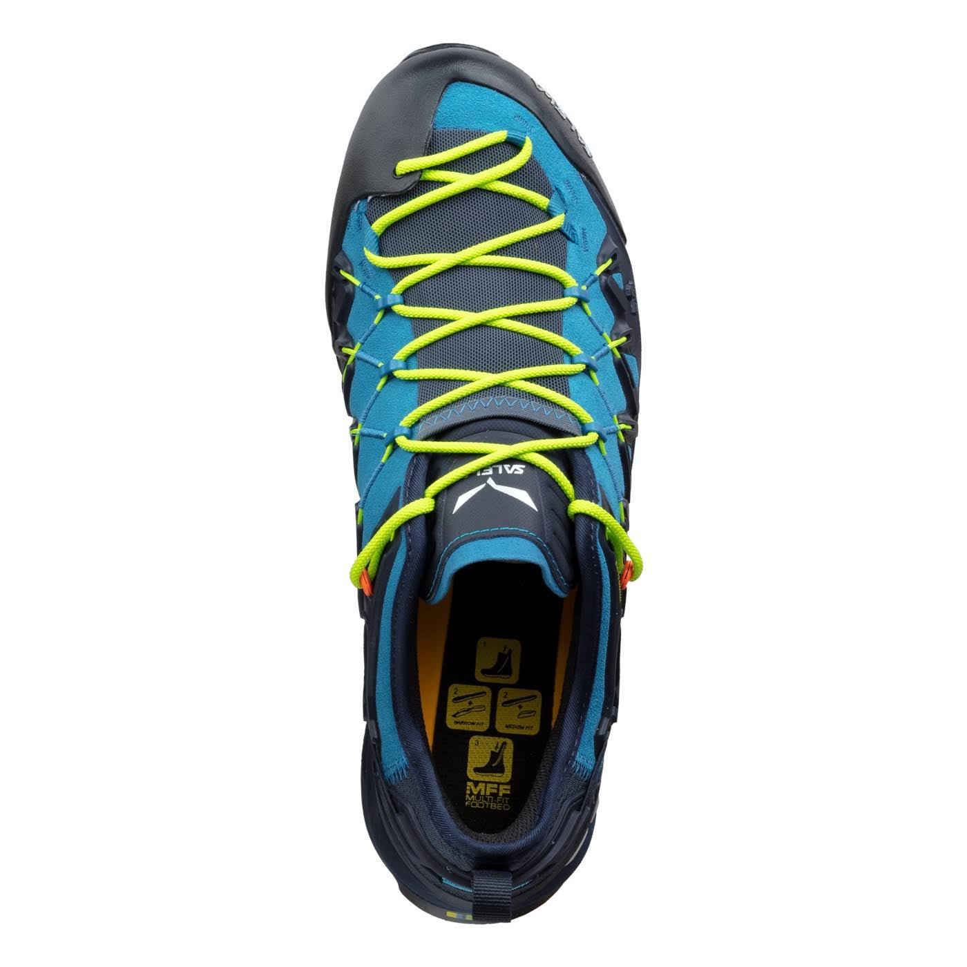 Salewa Men&s Wildfire Edge - Premium Navy/Fluo Yellow - 7.5