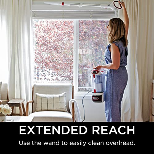 Shark Upright Vacuum, Navigator Lift-Away Deluxe with Large Dust Cup Capacity, HEPA Filter, Swivel Steering, Upholstery Tool & Crevice Tool, Blue, NV360