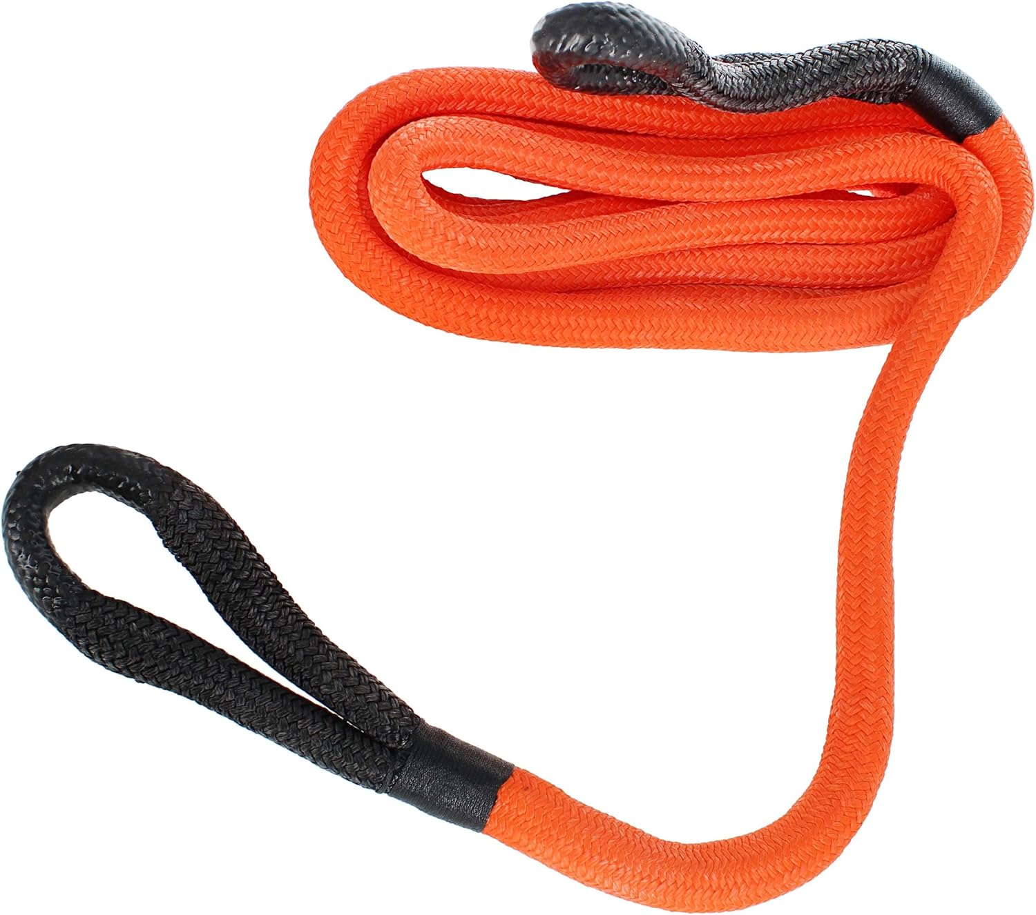 ABN Kinetic Recovery Rope - 30ft Orange Emergency 30,000lb Cap Kinetic Tow Rope Stretch Tow Ropes for Vehicles