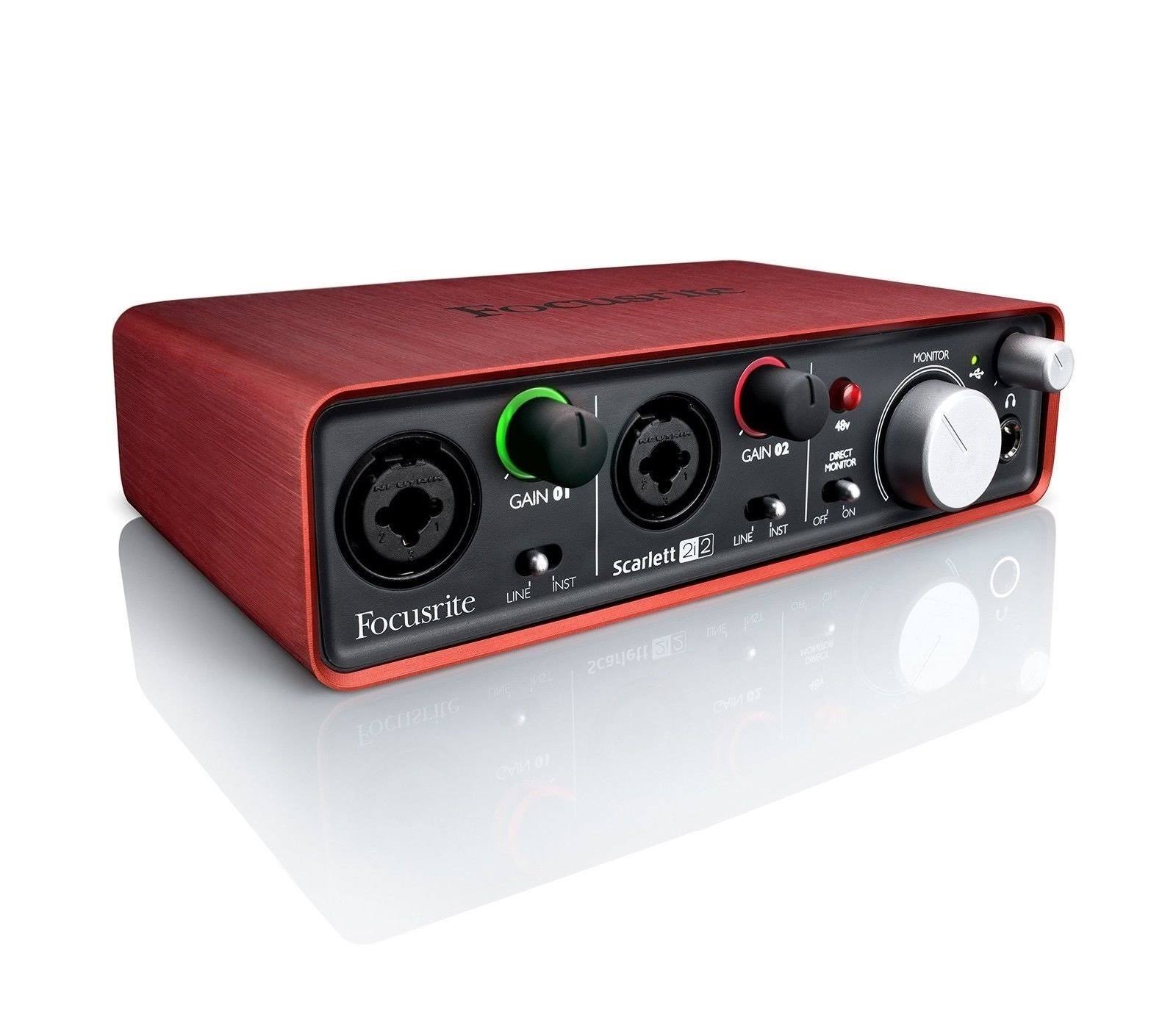 Focusrite Scarlett 2i2 USB Recording Audio Interface