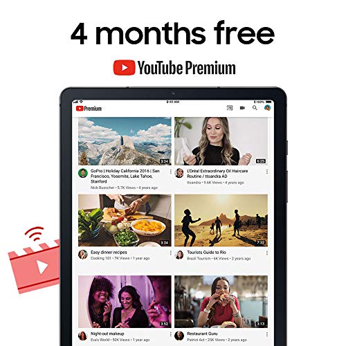 SAMSUNG Galaxy Tab S6 Lite 10.4" 64GB Android Tablet, LCD Screen, S Pen Included, Slim Metal Design, AKG Dual Speakers, 8MP Rear Camera, Long Lasting Battery, US Version, 2022, Chiffon Rose