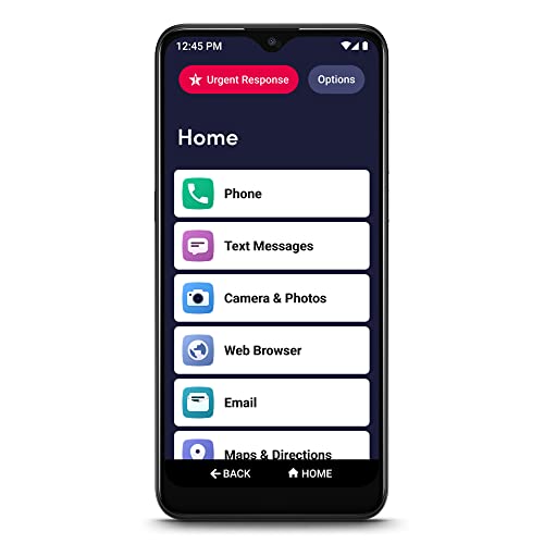 LIVELY Jitterbug Smart4 Smartphone for Seniors - Cell Phone for Seniors - Not Compatible with Other Wireless Carriers - Must Be Activated Phone Plan
