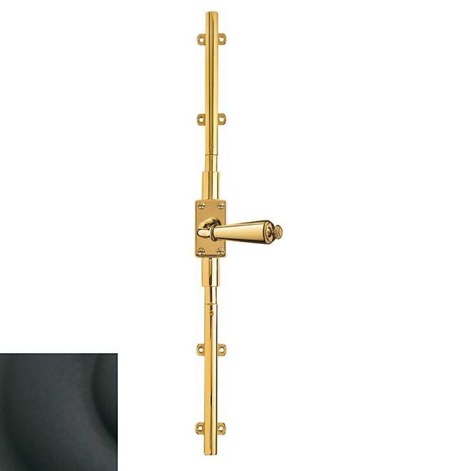 Baldwin 8105190L7LK Left Handed Cremone Bolt for 7' Doors Satin Black