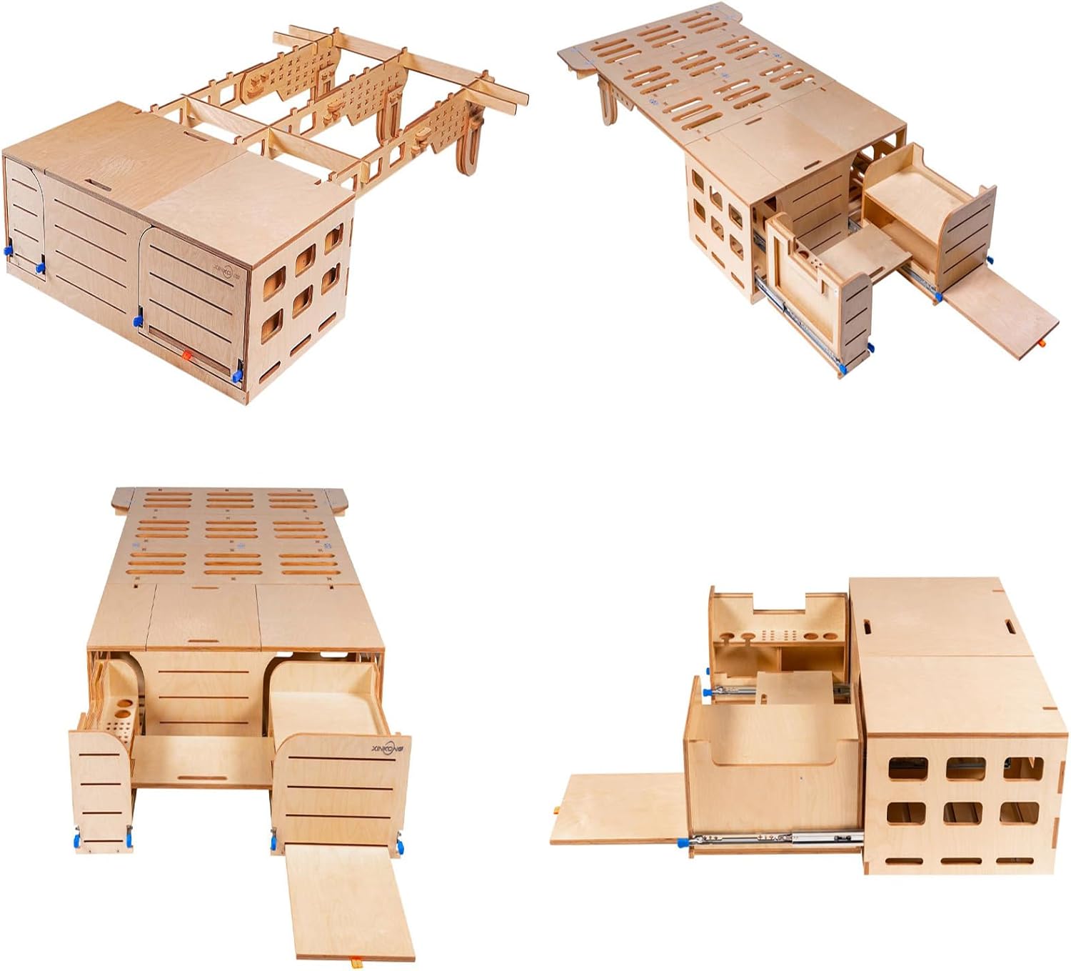 XK - Overland Kitchen Box WD1000 All-in-One Camping Kit with Cooking, Sleeping