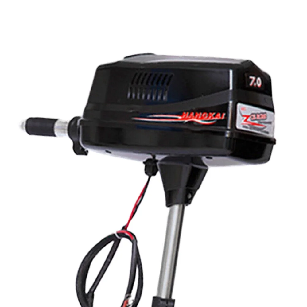 Miumaeov Heavy Duty Outboard Motor Electric Brushless Motor Fishing Boat Engine 48V 1.8KW