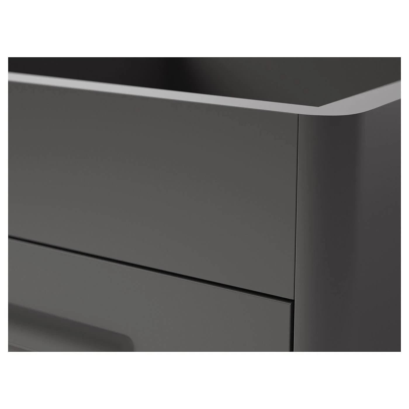 IKEA - ID?SEN Drawer Unit on Casters, Dark Gray, 16 1/2x24