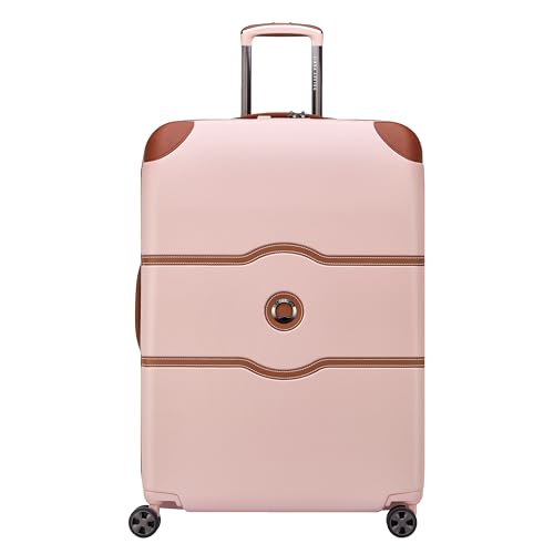 DELSEY PARIS Chatelet Air 2.0 Hardside Luggage with Spinner Wheels, Angora, Checked-Large 28 Inch