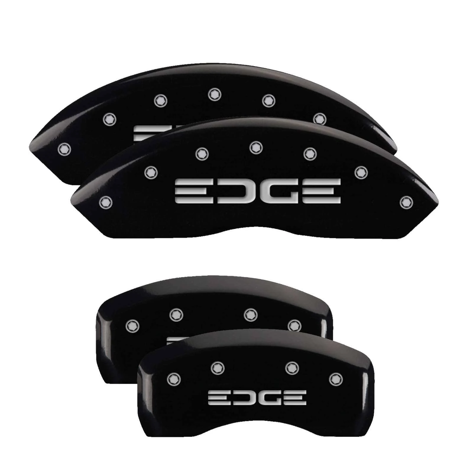 MGP 10042SEDGBK Black Edge/Edge Ford Caliper Covers