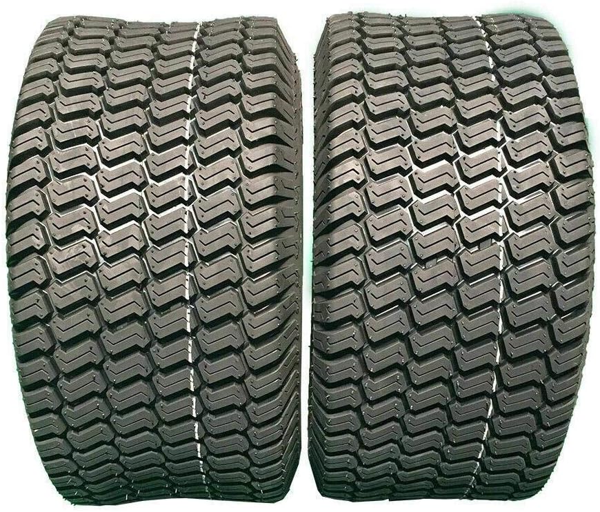 SUNROAD 2pcs 18x8.50-8 Garden Lawn Mower Turf Tires 4PR Tubeless Tire 18x8.50x8