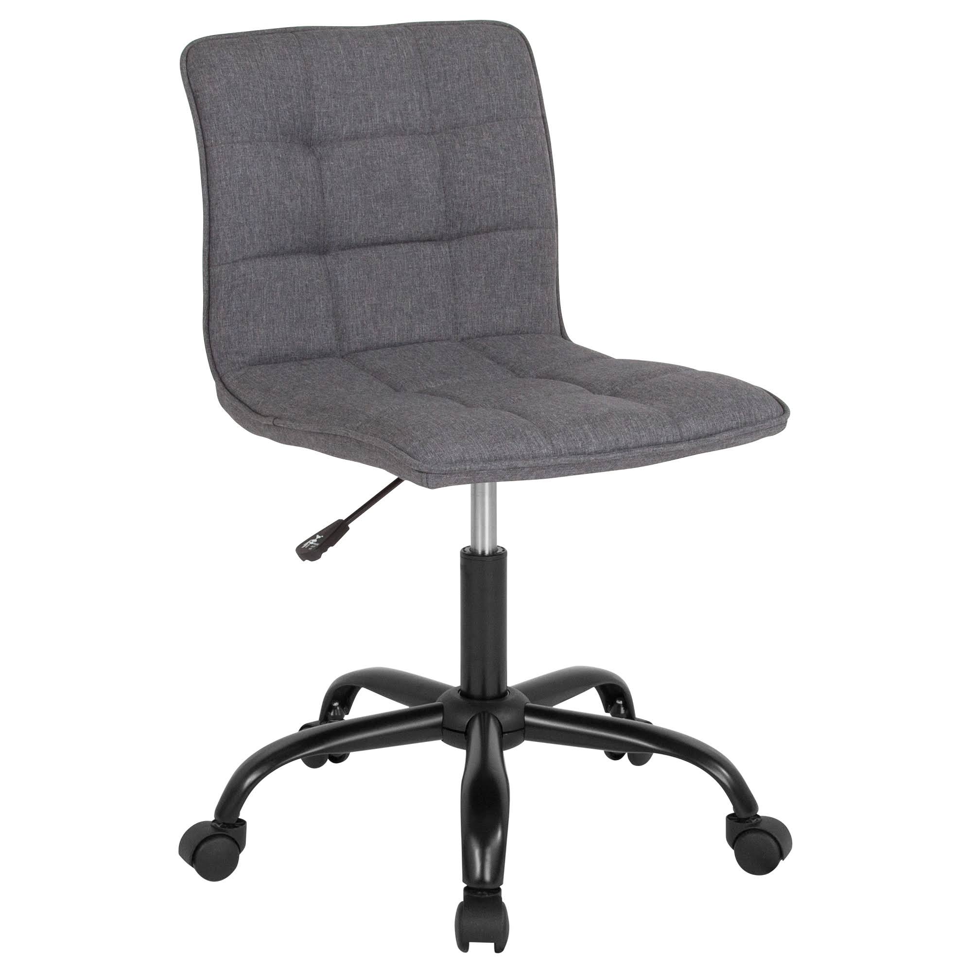 36.5x22 Gray Sorrento Home Comfortable Fabric Office Task Chair