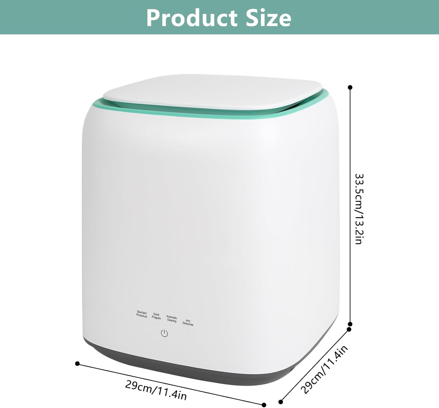 7L Fully automatic Mini portable washing machine, Portable Washer with spin dryer Automatic water in and out, 650r/min Perfect for Small Clothes, apartments, Camping, Travelling
