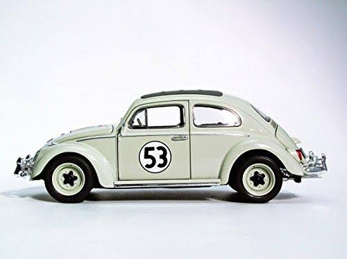#BCJ94 Hot Wheels Elite Herbie, The Love Bug 1/18 Scale Die Cast Car