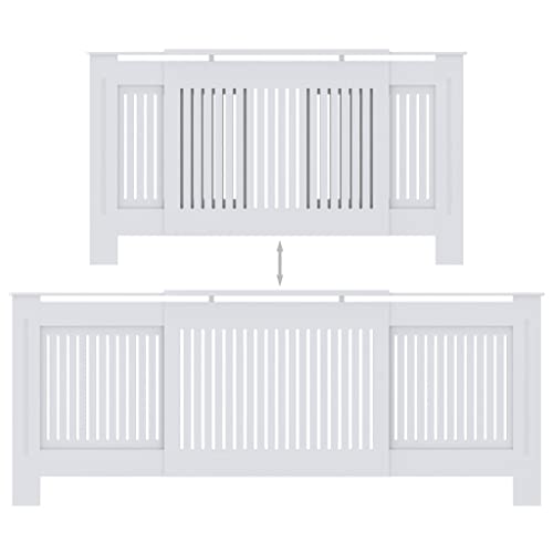 GOLINPEILO Radiator Cover Heater Cover Cabinet Shelf Household Appliance Heating Accessories, MDF Material Living Room Furniture Decor for Home and Office
