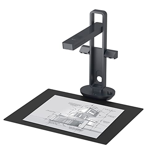 CZUR Aura Pro Book & Document Scanner,Capture A3 & A4, Auto-Flatten & Deskew Powered by AI Technology, Foldable & Portable, Compatible with Windows & Mac OS