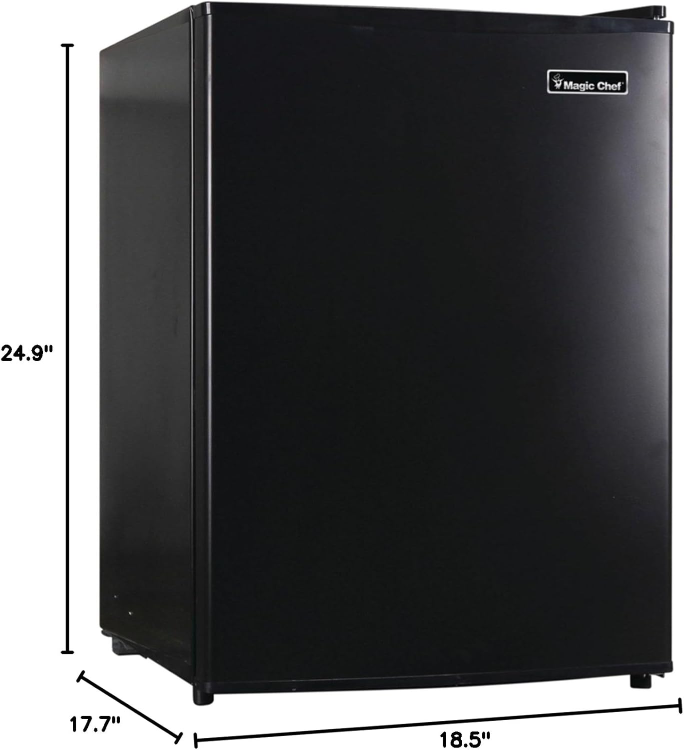 Magic Chef MCAR240B2 2.4 cu.ft. All Refrigerator, Black