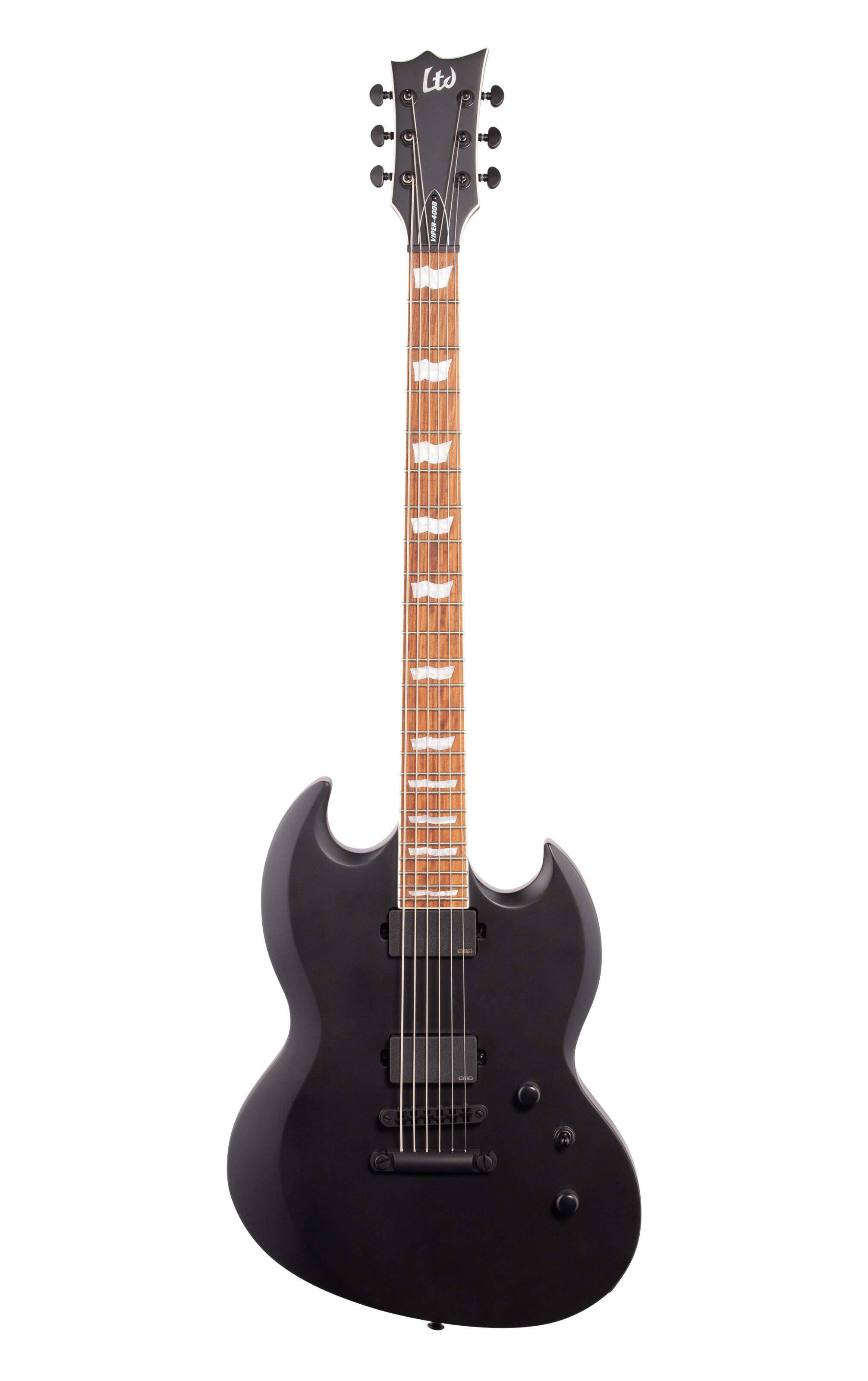 ESP LTD Viper 400 Baritone Electric Guitar Satin Black