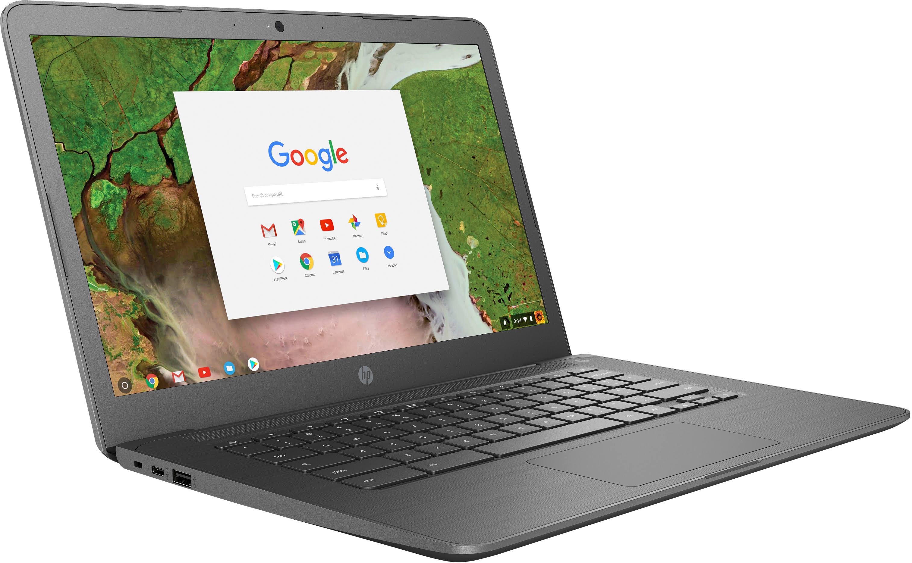 HP 14-ca070nr 14x22 Touchscreen Chromebook Laptop Celeron N3350 4GB 32GB eMMC