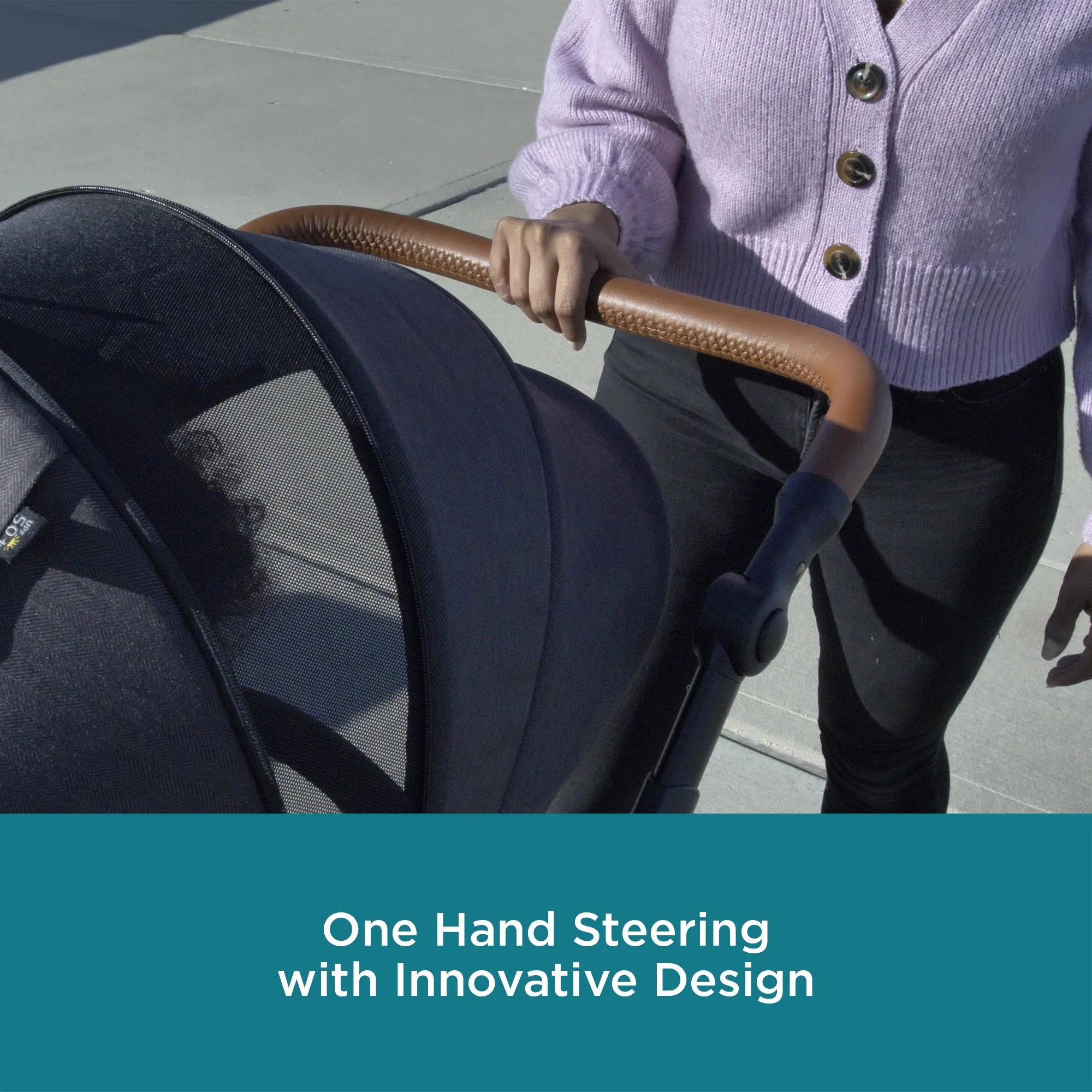 Contours Curve V2 Double Tandem Stroller, Black Herringbone, Unisex