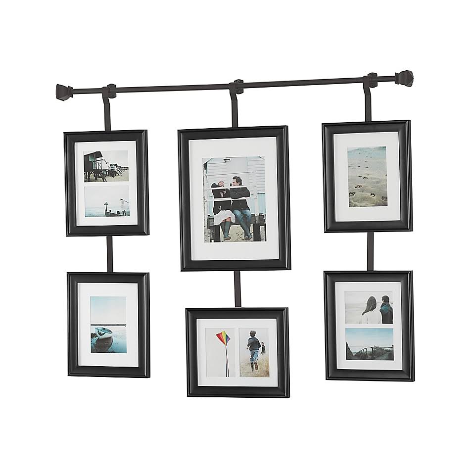 Wall Solutions Rod and Frame Set Black