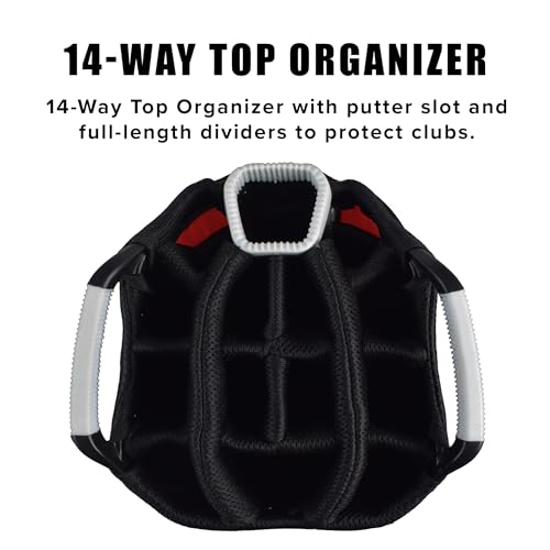 Hot-Z Golf 4.5 Premium 14 Way Divider Cart Bag
