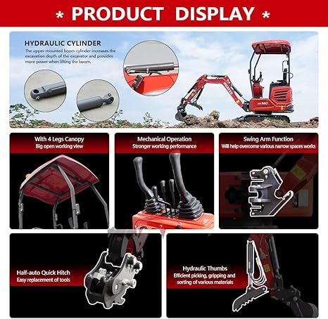HY14C 1.4-ton mini excavator