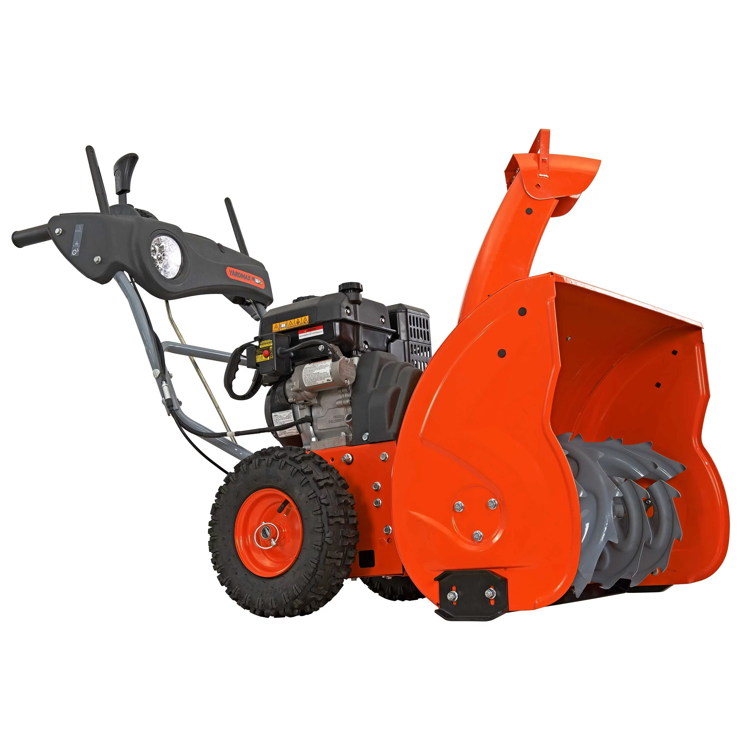 26 in. 212 cc Two-stage Self-propelled Gas Snow Blower with Push-button Electric Start and Headlight