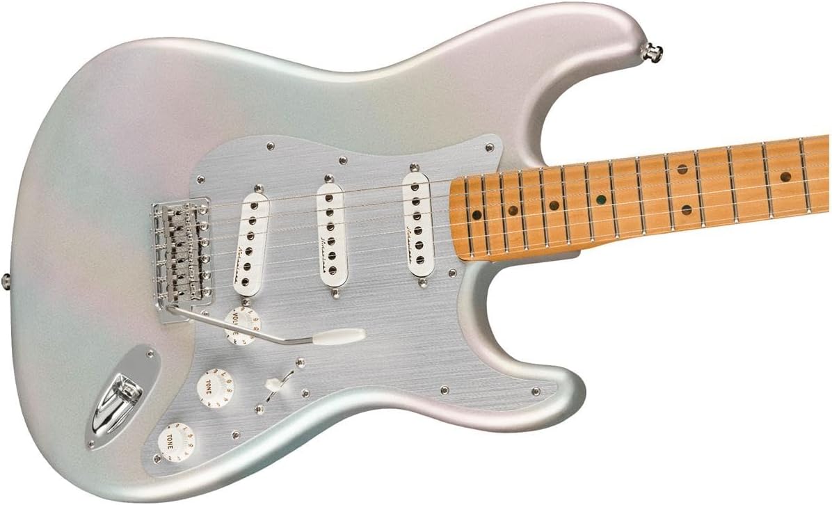Fender H.E.R. Stratocaster Electric Guitar, with 2-Year Warranty, Chrome Glow, Maple Fingerboard
