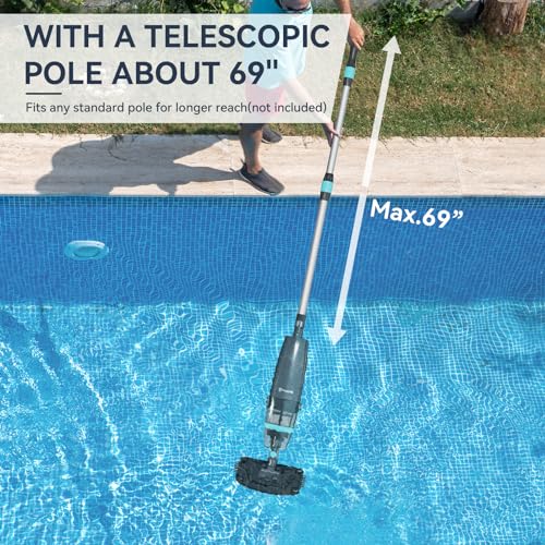PoolMr Cordless Handheld Pool Vacuum