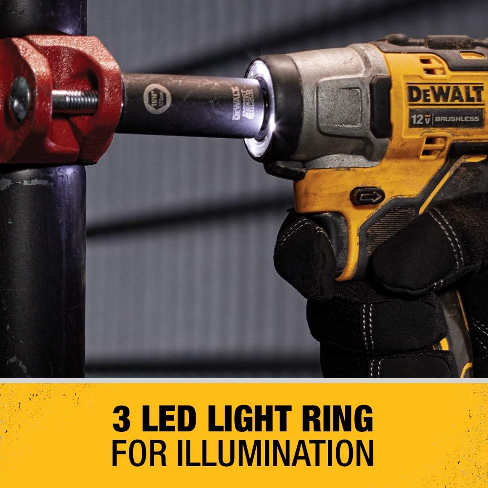 DEWALT XTREME 12V MAX Impact Wrench, Cordless Kit, 3/8-Inch (DCF902F2)