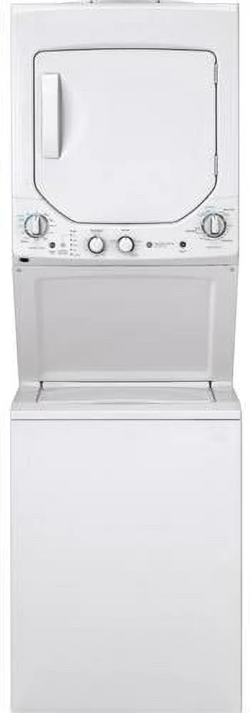 GE Unitized Spacemaker® 2.3 cu. ft. Capacity Washer with Stainless Steel Basket and 4.4 cu. ft. Capacity Electric Dryer