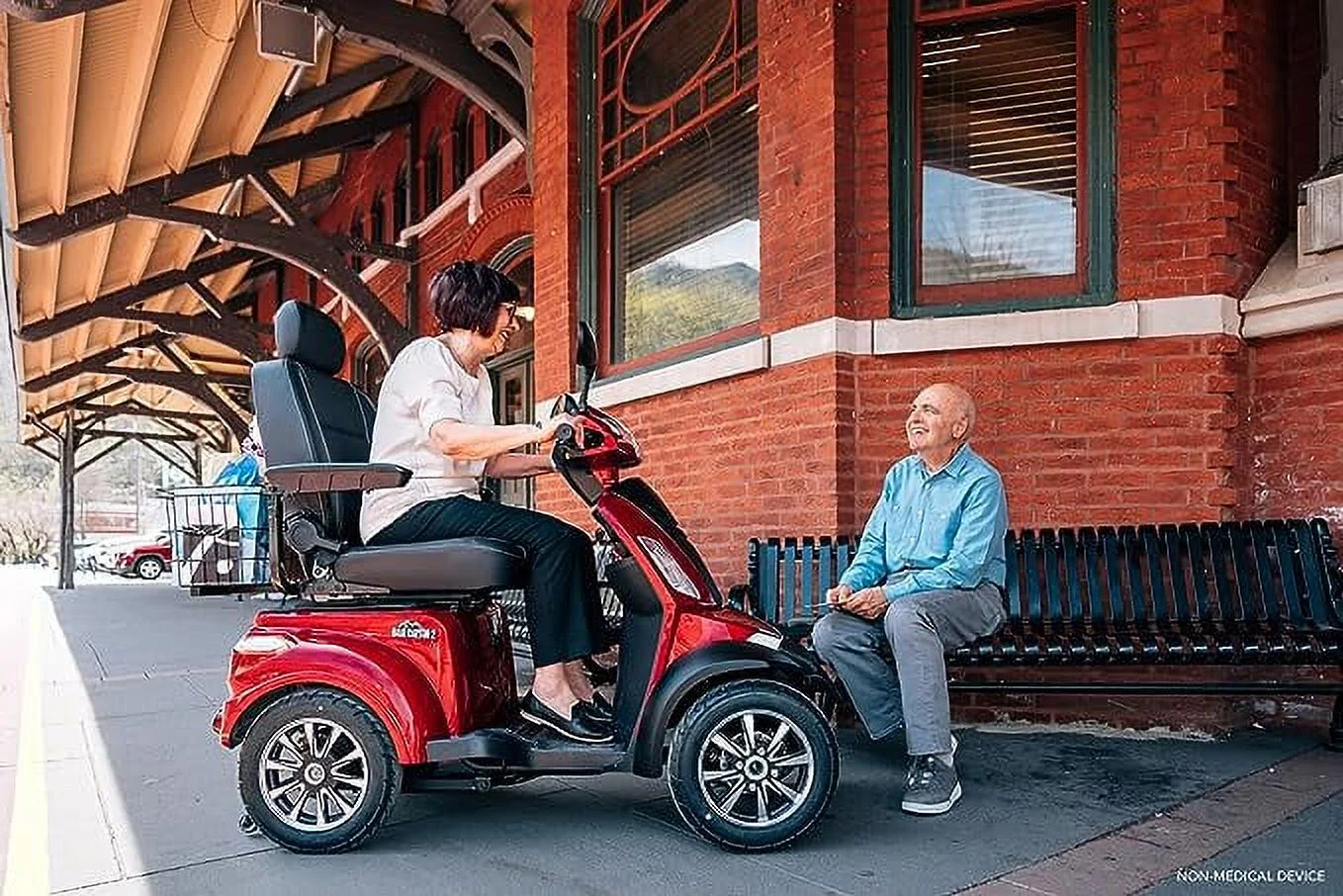 Pride Mobility Baja Raptor 2 4-Wheel Recreational Scooter with Extended Warr (Matte Black with Pink Insert)