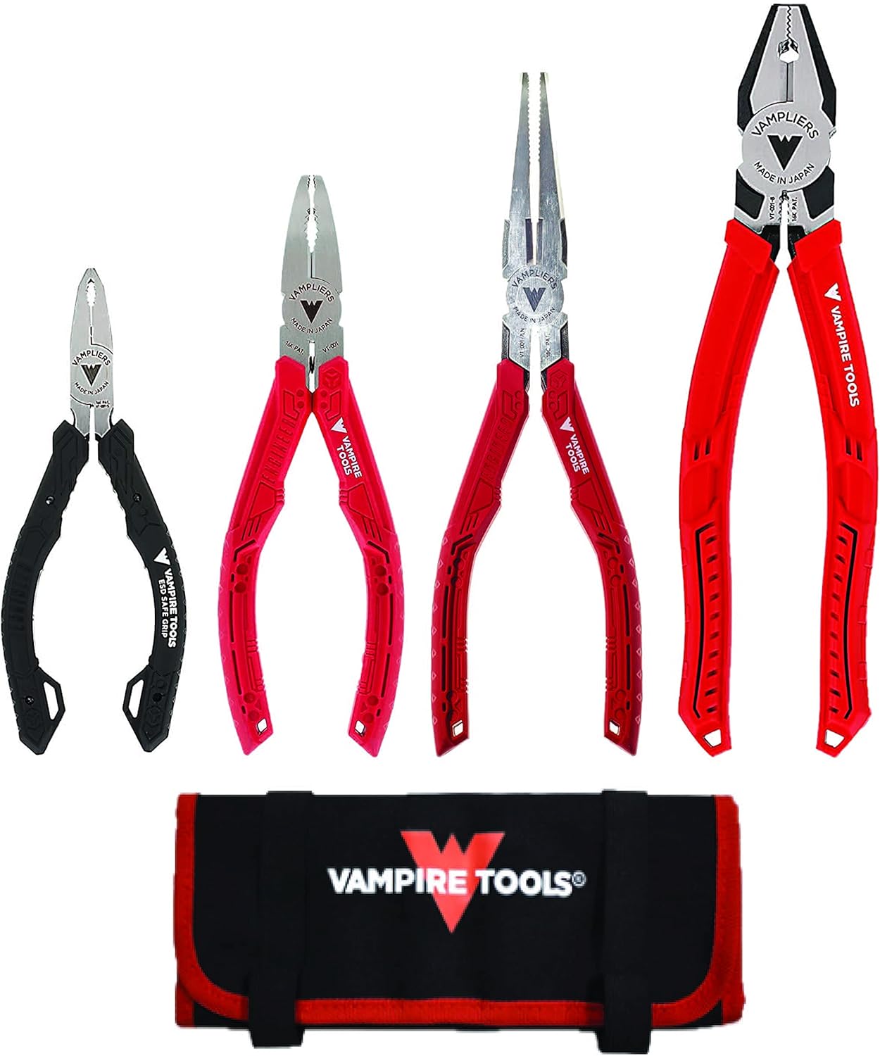 VAMPLIERS 4-PC Screw Extraction Pliers to Remove Damage/Rusted/Specialty Screw Nuts and Bolts, Makes the Best Gift to last beyond the Season (S4B 4-PC Pliers)